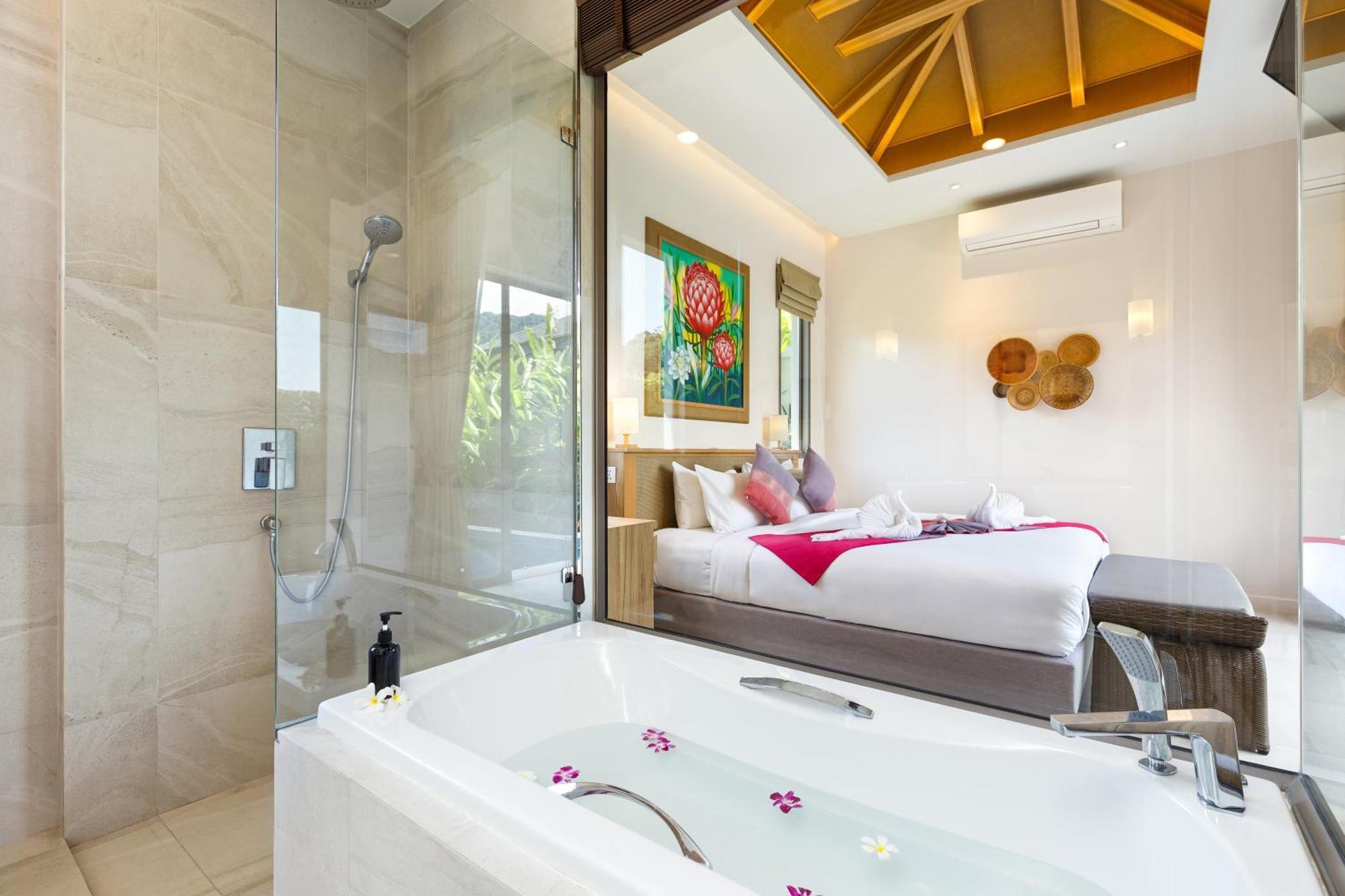 Resort Boutique 2Br Villa Dalaa 4, Private Pool, Full Service, 5 Min Drive Kamala-stranden Eksteriør bilde